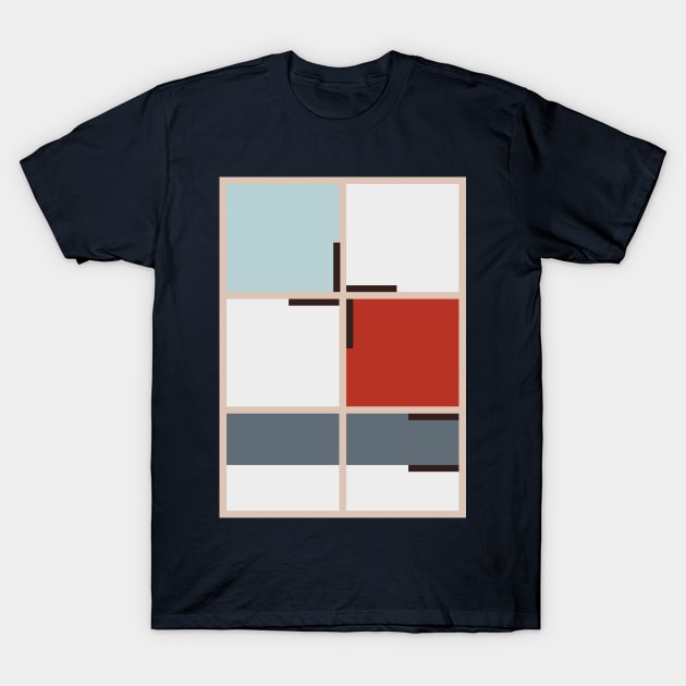 Mid Century Harlequin T-Shirt by modernistdesign